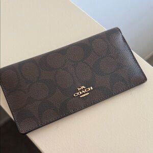 Coach Signature Brown Wallet